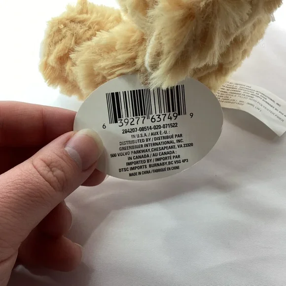 Fuzzy Friends Lamb Sheep Stuffed Plush Animal Toy 6” Soft With Tag Farm Flower - Picture 7 of 11